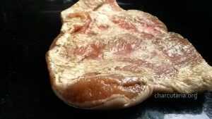 bacon artesanal curado