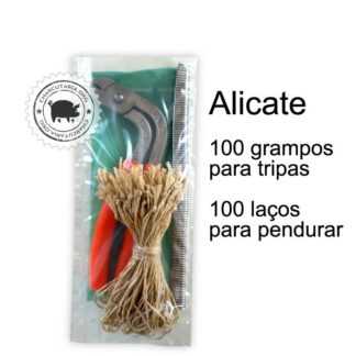 alicate salame grampos tripas charcutaria